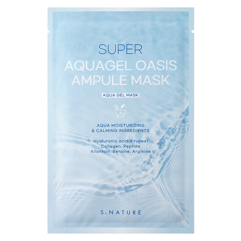S.NATURE Super Aquagel Oasis Ampule Mask, 1 pcs