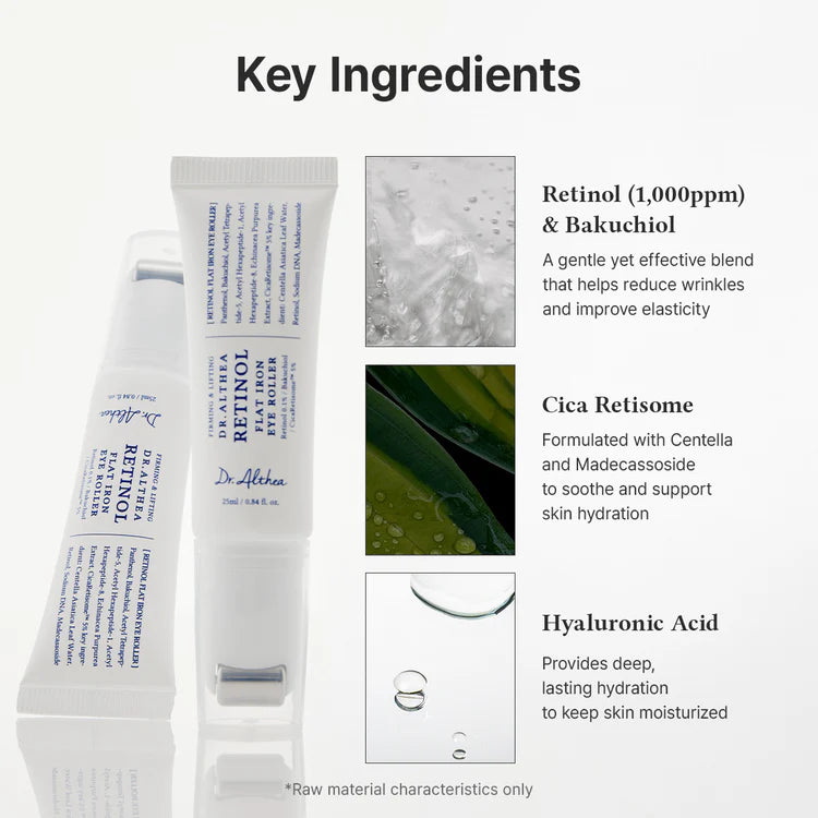 DR. ALTHEA Retinol Flat Iron Eye Roller, 25 ml