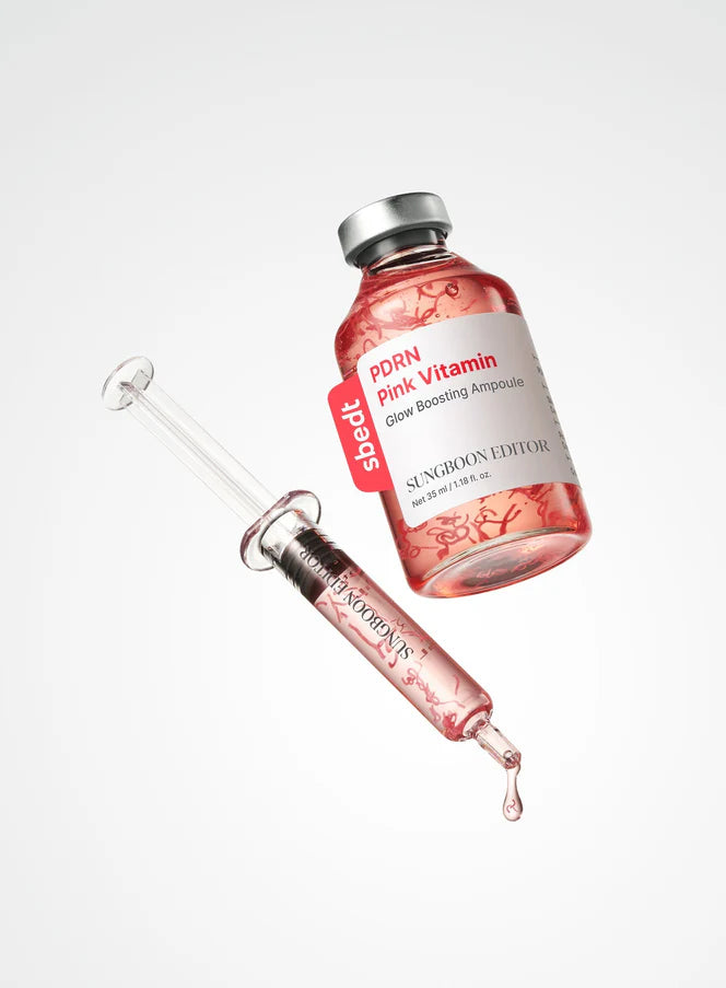 Sungboon Editor – PDRN Pink Vitamin Glow Boosting Ampoule, 40ml