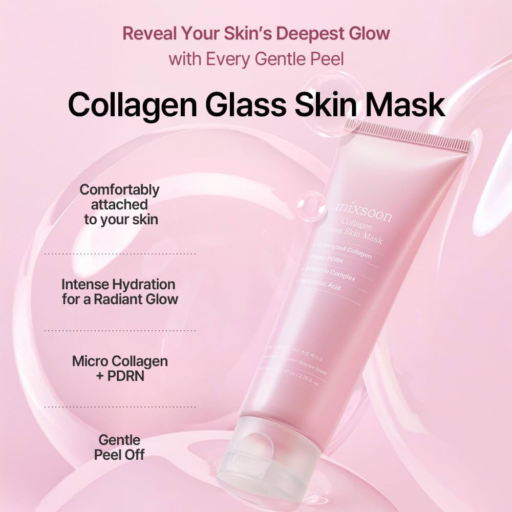 Mixsoon – Collagen Glass Skin Mask – 80ml