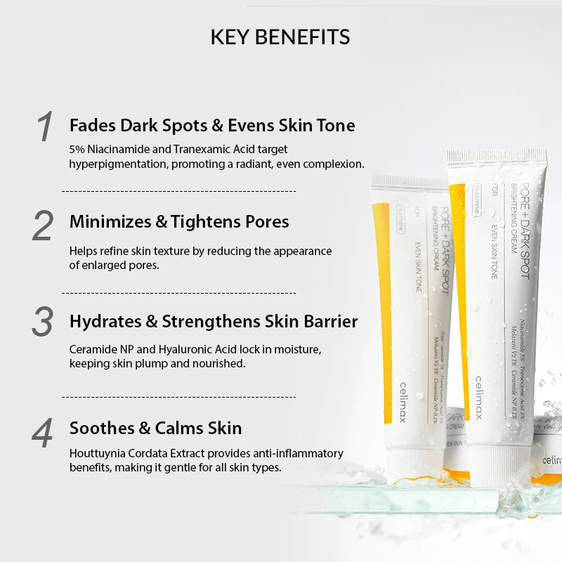 Celimax – Pore + Dark Spot Brightening Cream, 35ml