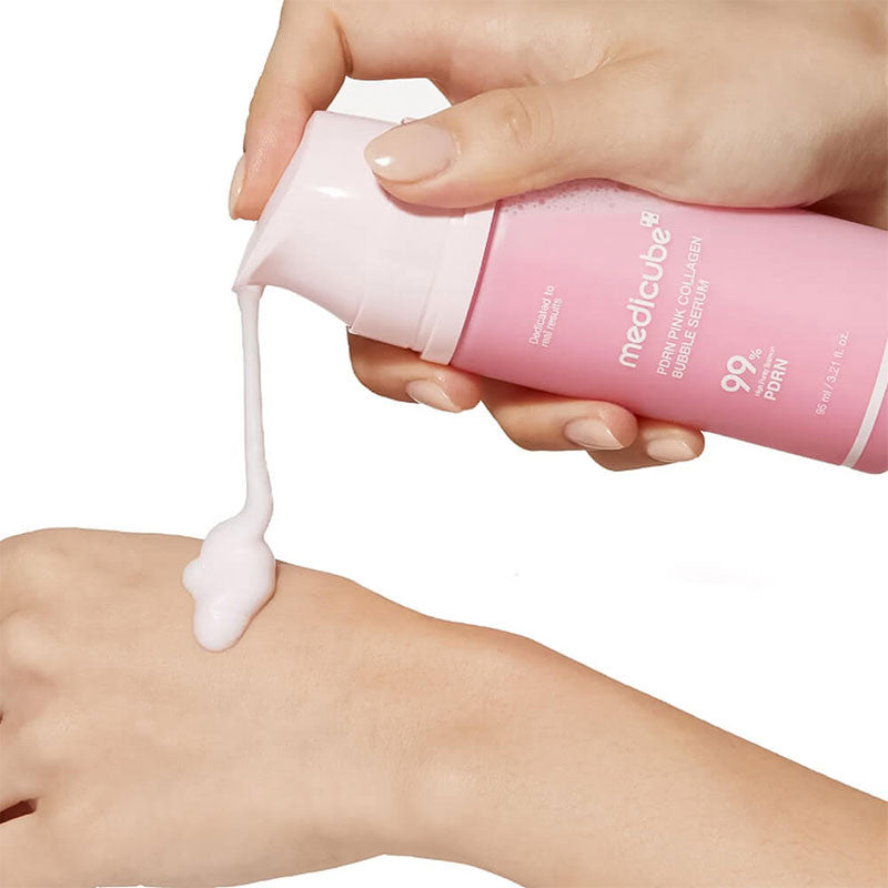 Medicube – PDRN Pink Collagen Bubble Serum, 95ml