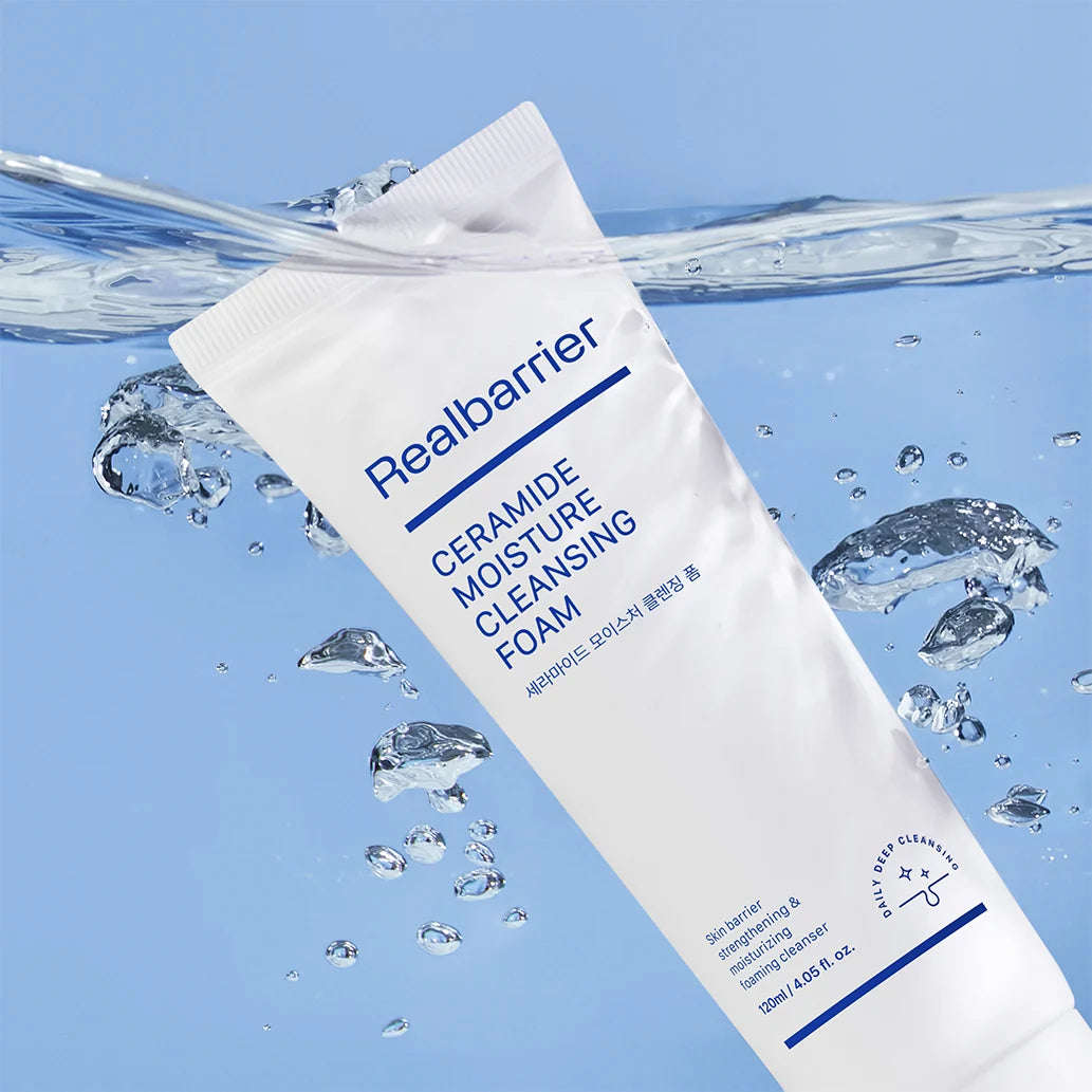 Realbarrier – Ceramide Moisture Cleansing Foam, 120ml