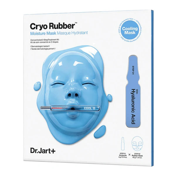 Dr.Jart+ – Cryo Rubber with Moisturizing Hyaluronic Acid Mask, 4g + 40g