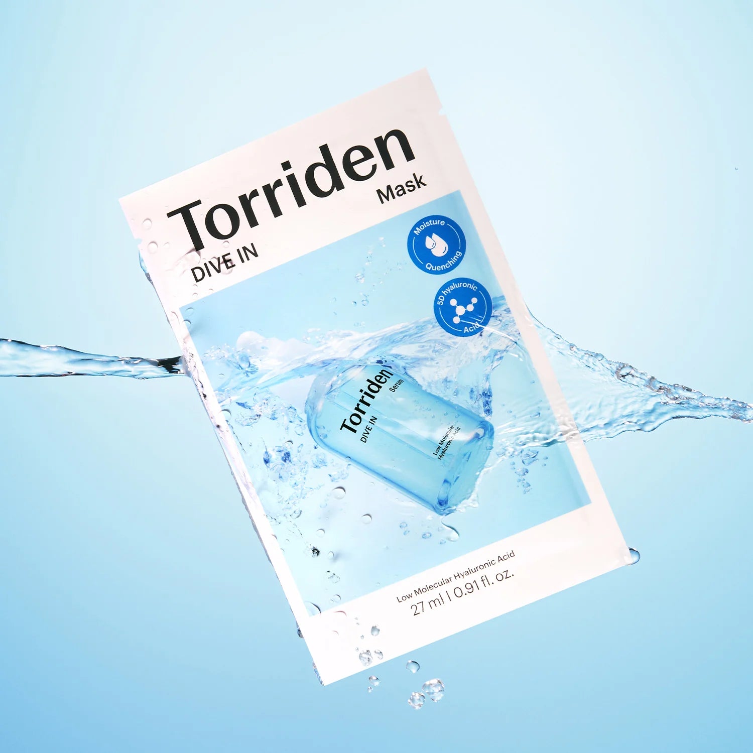Torriden – Dive-in Low Molecular Hyaluronic Acid Mask, 1 sheet