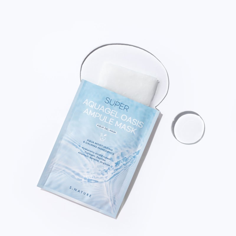 S.NATURE Super Aquagel Oasis Ampule Mask, 1 pcs