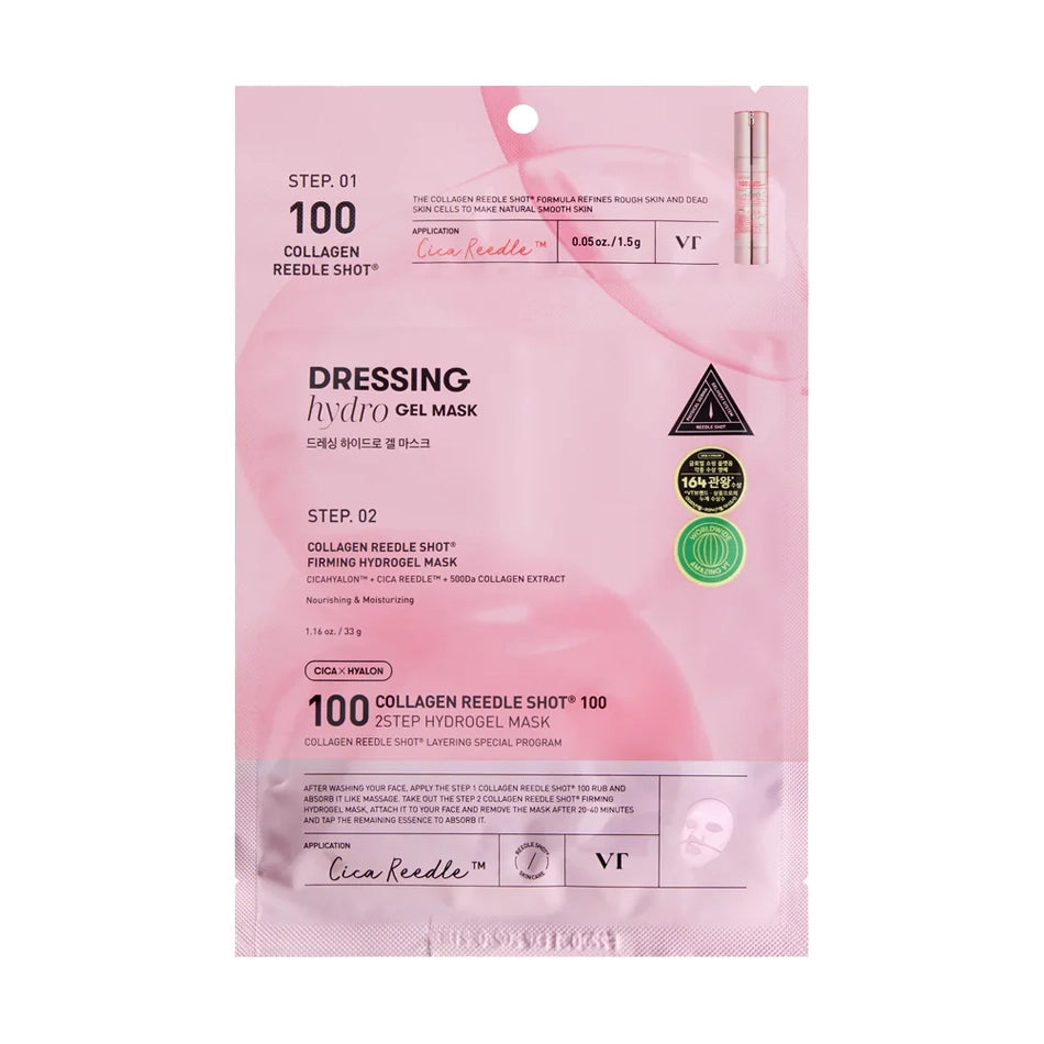 VT COSMETICS Collagen Reedle Shot 100 2-Step Hydrogel Mask