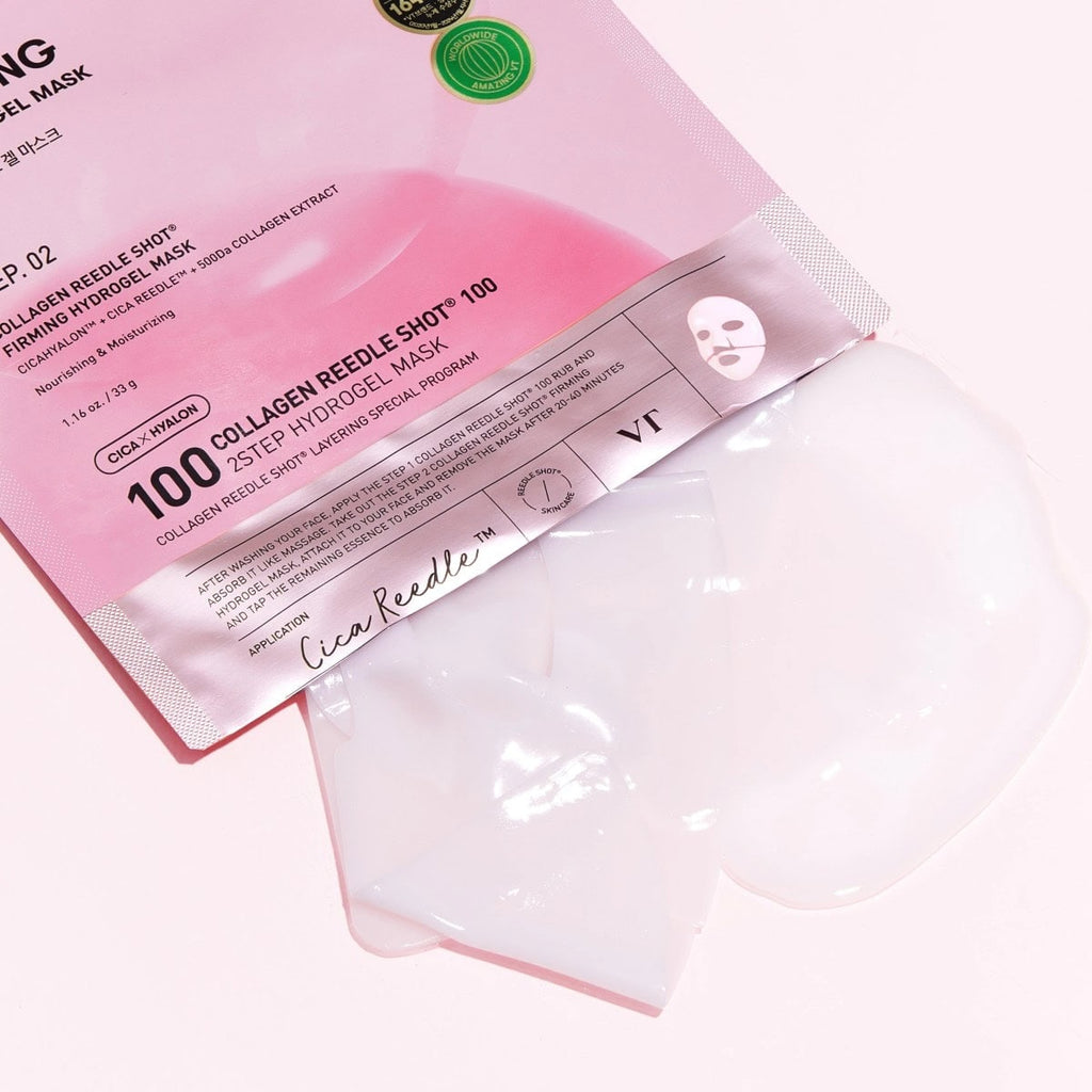 VT COSMETICS Collagen Reedle Shot 100 2-Step Hydrogel Mask