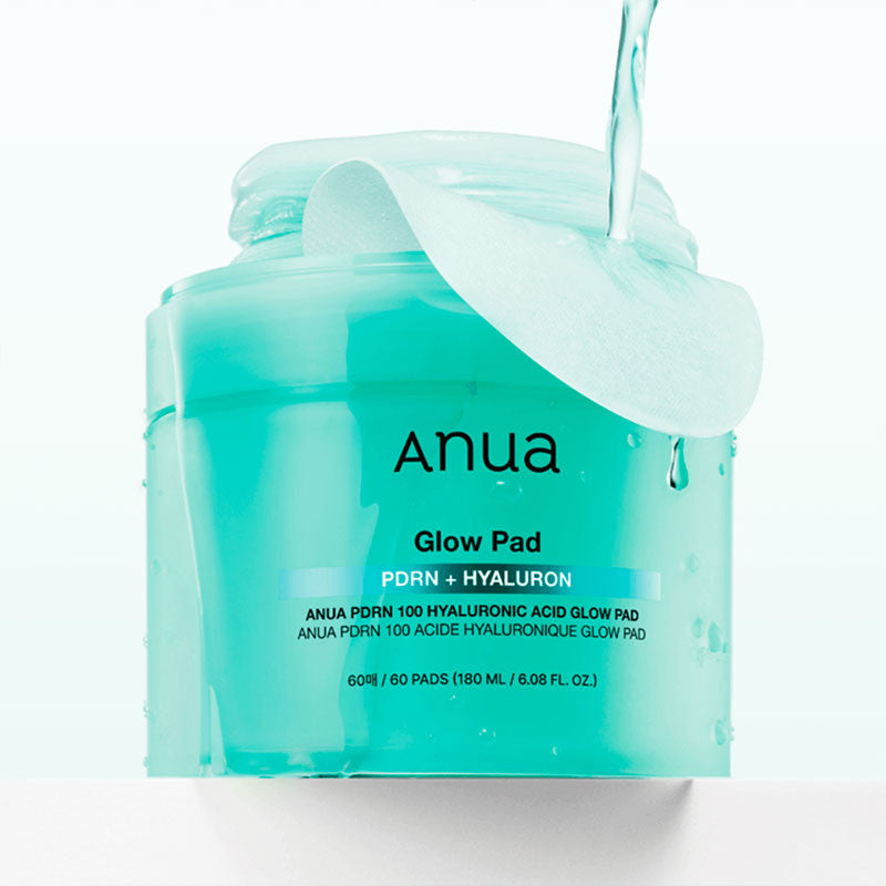 Anua – PDRN 100 Hyaluronic Acid Glow Pad, 60pcs