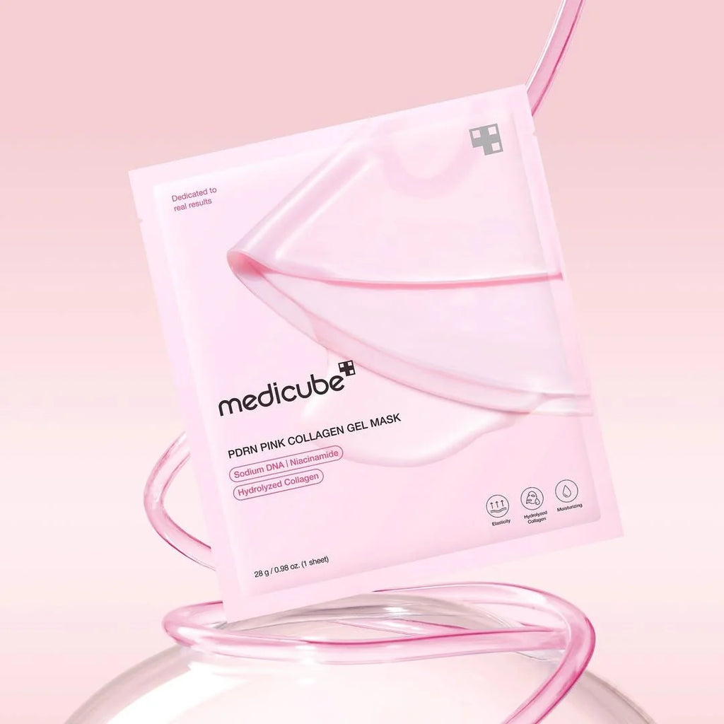 MEDICUBE PDRN Розовая коллагеновая гелевая маска 28г