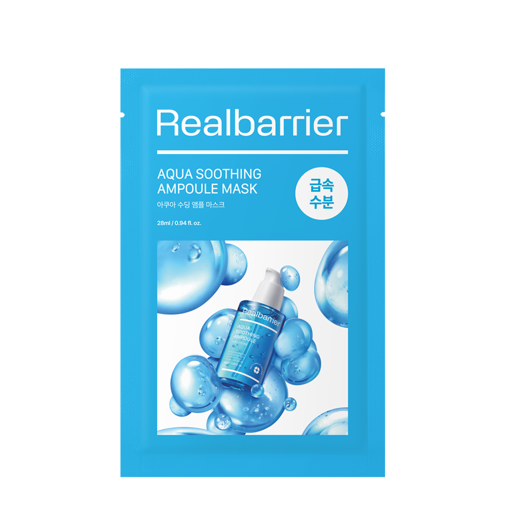 Realbarrier – Aqua Soothing Ampoule Mask, 28ml, 1 pc