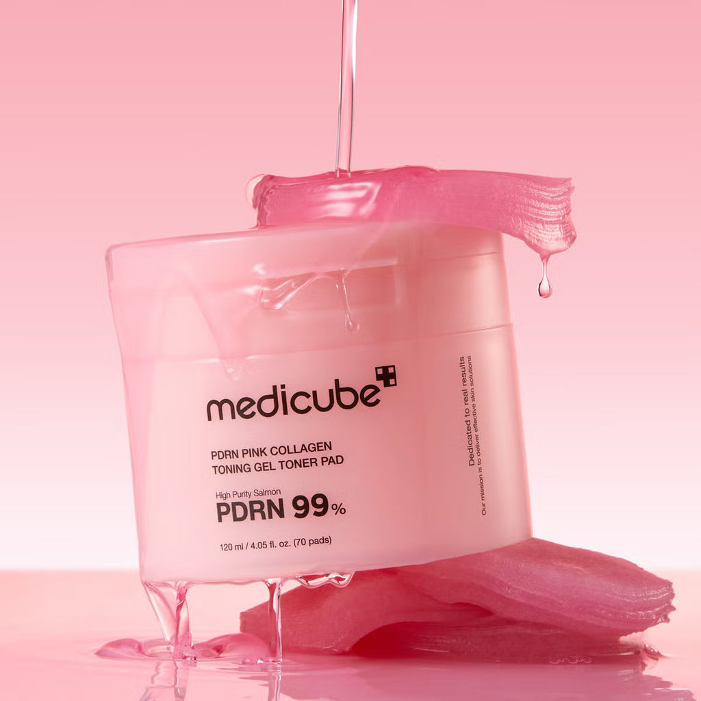 Medicube – PDRN Pink Collagen Toning Gel Toner Pad, 120ml (70pcs)