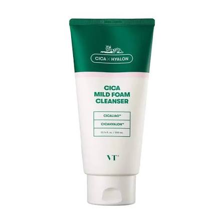 VT COSMETICS Cica Mild Foam Cleanser, 300 ml