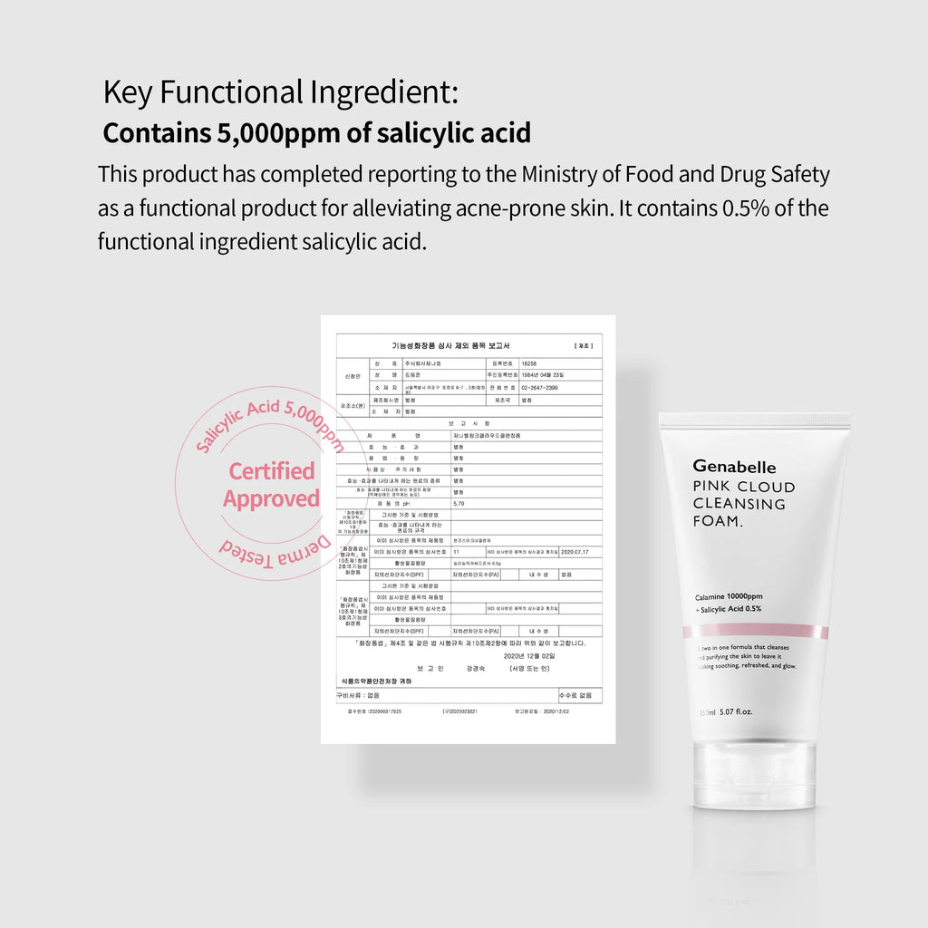 Genabelle – Pink Cloud Cleansing Foam, 150ml